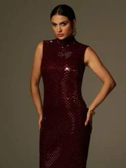 Dresses|Maxi Dresses*Mew Mews Fashion Marius Sleeveless Rhinestone Maxi Dress