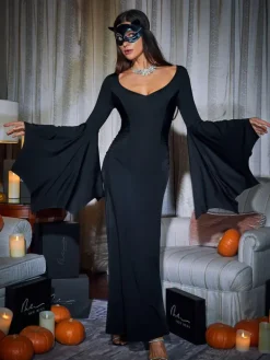 Dresses|Maxi Dresses*Mew Mews Fashion Mavis Bat Wing Sleeve Maxi Sleeve