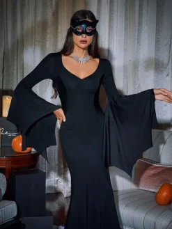 Dresses|Maxi Dresses*Mew Mews Fashion Mavis Bat Wing Sleeve Maxi Sleeve