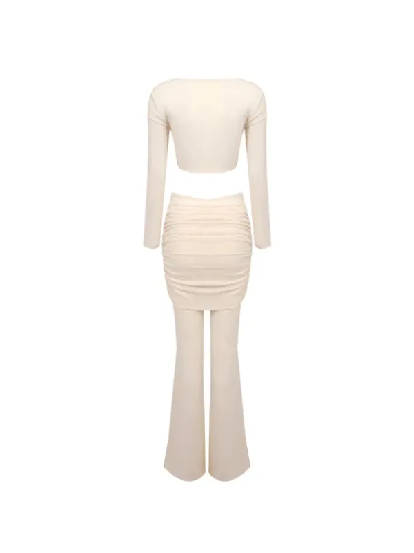 Sets & Co-ords*Mew Mews Fashion Mawae Twisted Mesh Pants Set