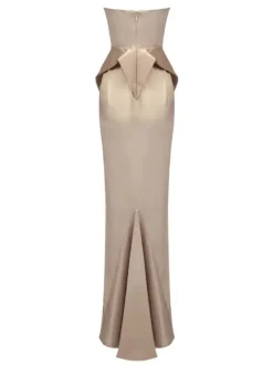 Dresses|Maxi Dresses*Mew Mews Fashion Maxima Strapless Satin Maxi Dress