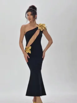 Dresses|Midi Dresses*Bandage Nadiia Cutout Flower Midi Dress