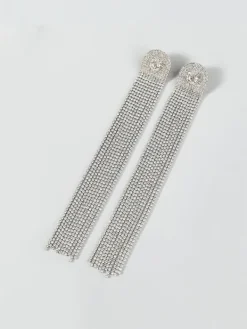 Earrings*Mew Mews Fashion Nola Multi Diamante Tassel Earrings
