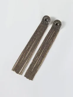 Earrings*Mew Mews Fashion Nola Multi Diamante Tassel Earrings