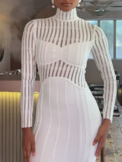 Dresses|Mini Dresses*Bandage Nowak Long Sleeve Mini Dress