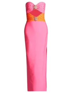 Dresses|Maxi Dresses*Bandage Oriole Crystal Cutout Dress
