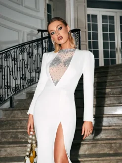 Embellishment|Dresses*Embellishment Roise Crystal Embellished Maxi Dress