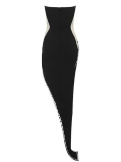 Dresses|Maxi Dresses*Bandage Sabine Strapless Embellished Dress In Black