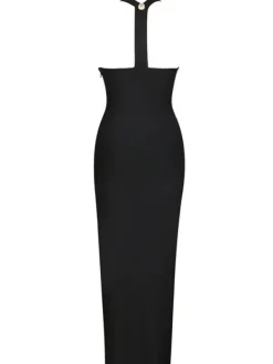 Dresses*Bandage Sadie Button Embellished Dress