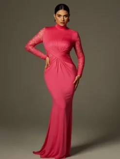 Dresses|Maxi Dresses*Mew Mews Fashion Taariq Long Sleeve Maxi Dress
