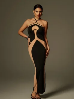 Dresses|Maxi Dresses*Mew Mews Fashion Thaliacea Halterneck Maxi Dress