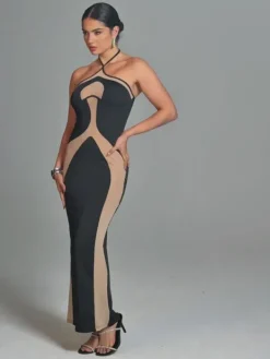 Dresses|Maxi Dresses*Mew Mews Fashion Thaliacea Halterneck Maxi Dress