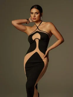 Dresses|Maxi Dresses*Mew Mews Fashion Thaliacea Halterneck Maxi Dress