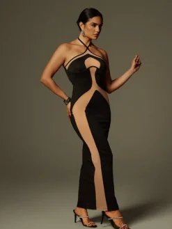 Dresses|Maxi Dresses*Mew Mews Fashion Thaliacea Halterneck Maxi Dress