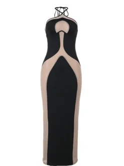 Dresses|Maxi Dresses*Mew Mews Fashion Thaliacea Halterneck Maxi Dress