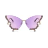 Glasses*Mew Mews Fashion Tierney Butterfly Crystal Sunglasses