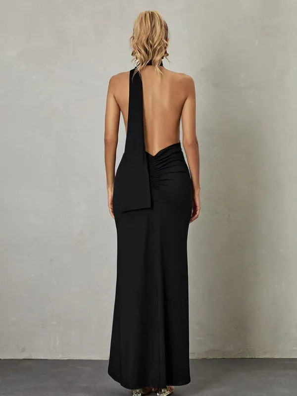 Dresses|Maxi Dresses*Mew Mews Fashion Toula Backless Maxi Dress In Black
