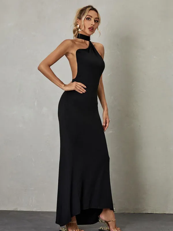 Dresses|Maxi Dresses*Mew Mews Fashion Toula Backless Maxi Dress In Black