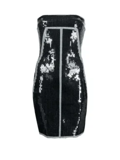 Dresses|Mini Dresses*Mew Mews Fashion Vilma Strapless Sequin Mini Dress