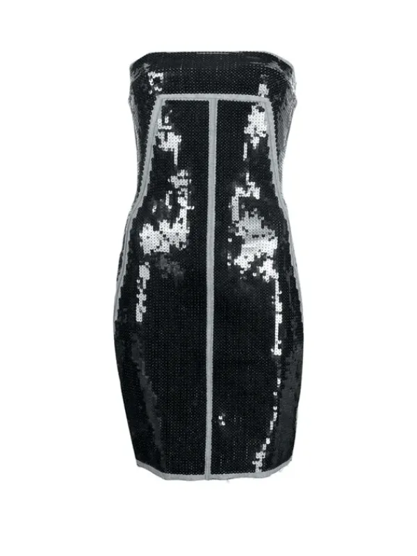 Dresses|Mini Dresses*Mew Mews Fashion Vilma Strapless Sequin Mini Dress