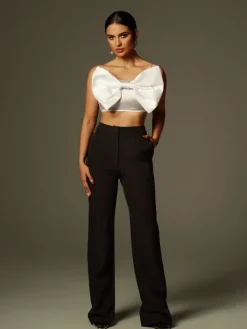 Sets & Co-ords*Mew Mews Fashion Zylara Strapless Bow Twisted Pants Set