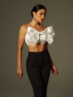 Sets & Co-ords*Mew Mews Fashion Zylara Strapless Bow Twisted Pants Set